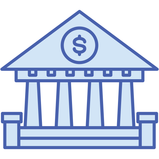 Bank Generic Blue icon