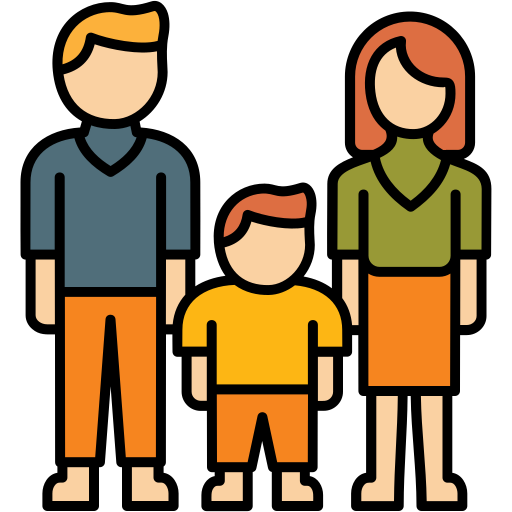 familie Generic Outline Color icoon