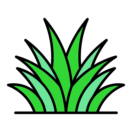 잔디 잎 Generic Outline Color icon