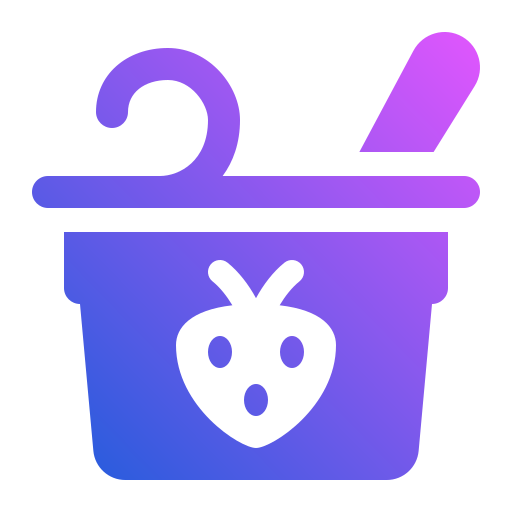 joghurt Generic Flat Gradient icon