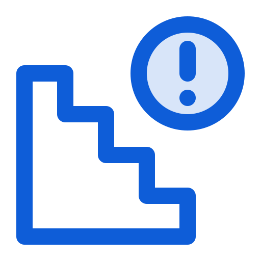 Emergency exit Generic Blue icon