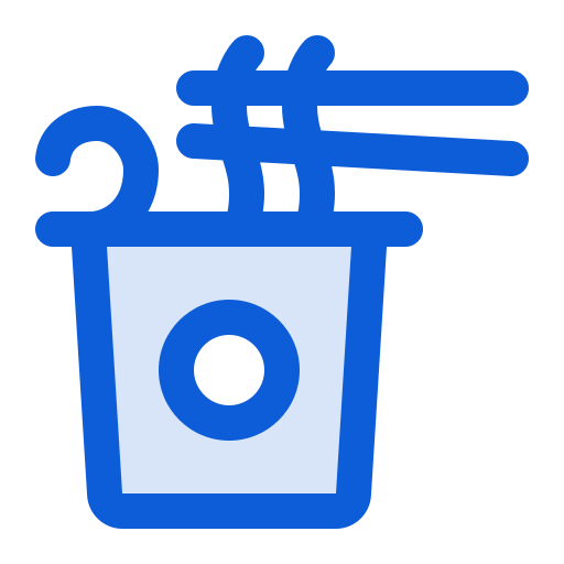 Instant noodles Generic Blue icon