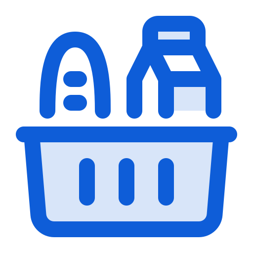 Groceries Generic Blue icon