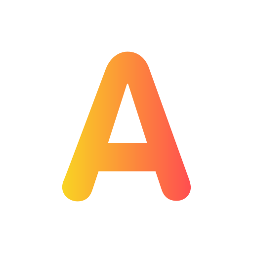 Letter A Generic Gradient icon