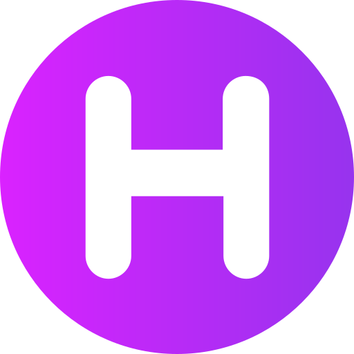 文字h Generic Flat Gradient icon