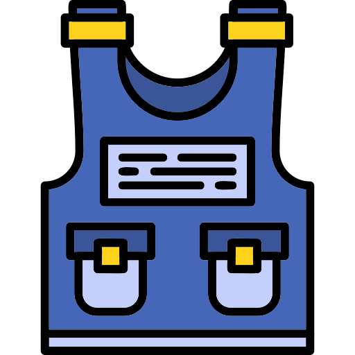 Police vest Generic Outline Color icon