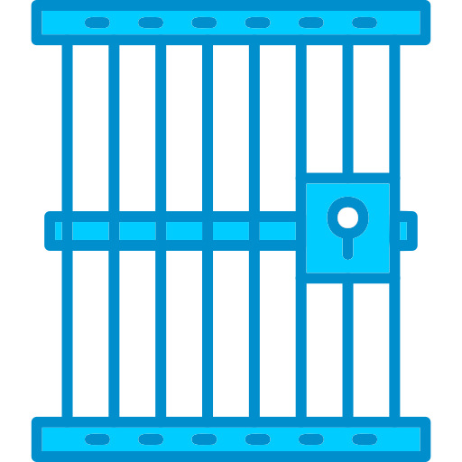 교도소 Generic Blue icon