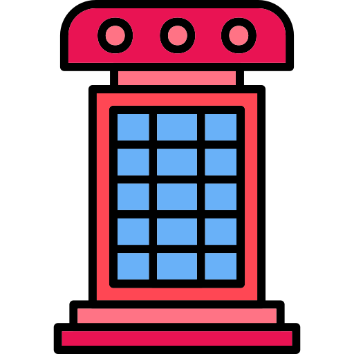 Телефонная будка Generic Outline Color иконка