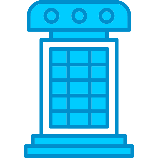 Cabina telefonica Generic Blue icono