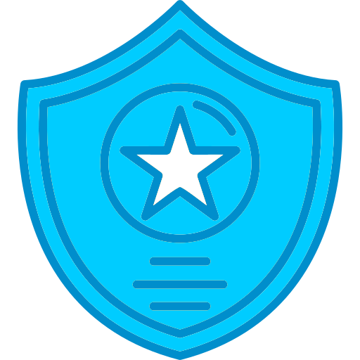 sheriff Generic Blue icoon