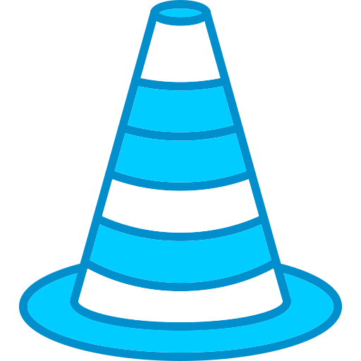 cone Generic Blue Ícone