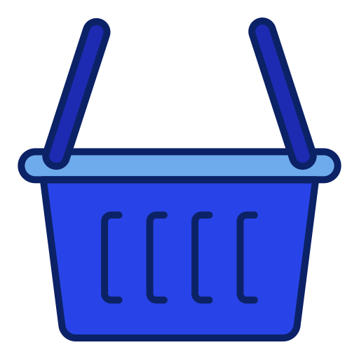 Shopping basket Generic Blue icon