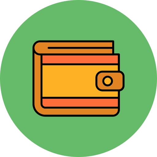 geldbörse Generic Outline Color icon
