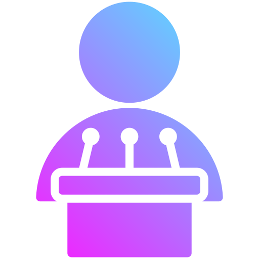 Conference Generic Flat Gradient icon