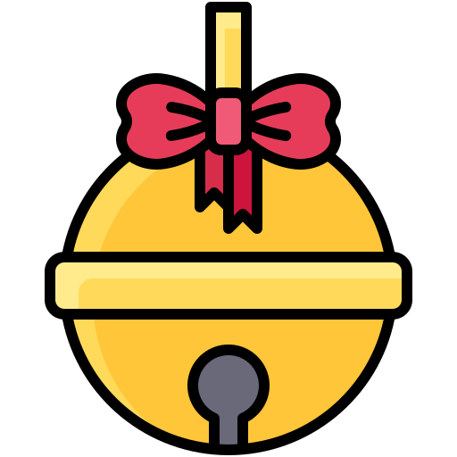 Jingle Bell Generic Outline Color icon