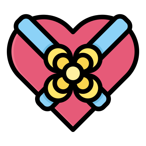 scatola del cuore Generic Outline Color icona