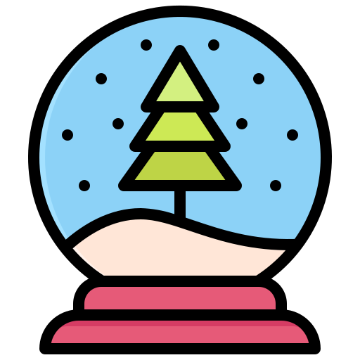 スノードーム Generic Outline Color icon