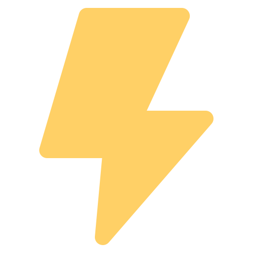 Lightning bolt  Generic Flat icon
