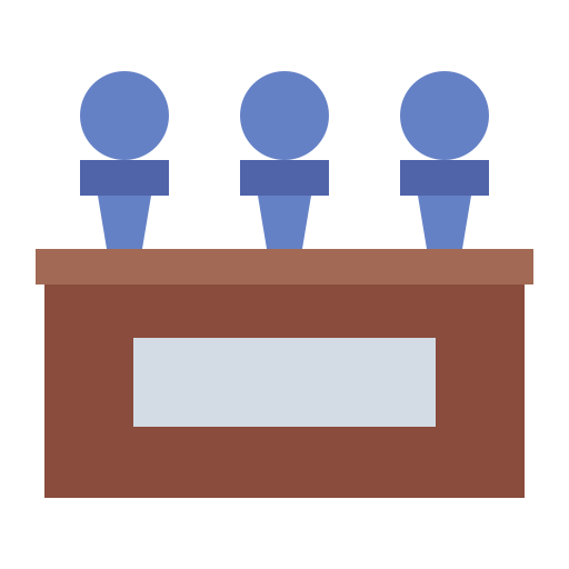 Press conference Generic Flat icon