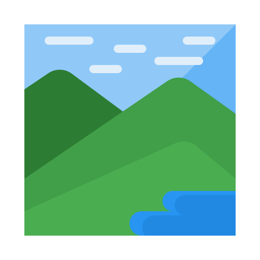 góra Generic Flat ikona