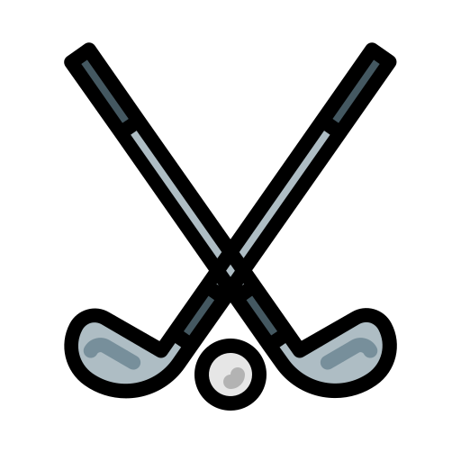 palo de golf Generic Outline Color icono