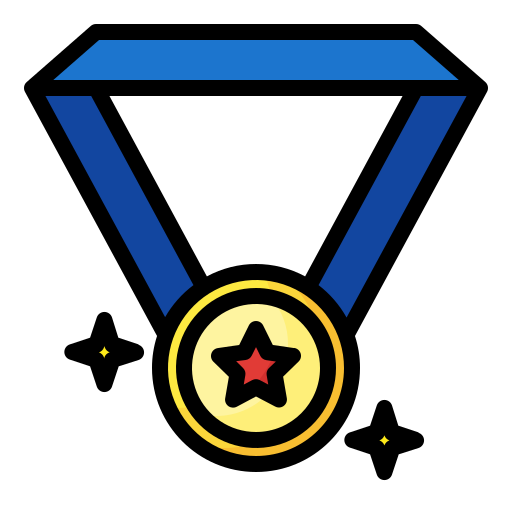 Medal  Generic Outline Color icon