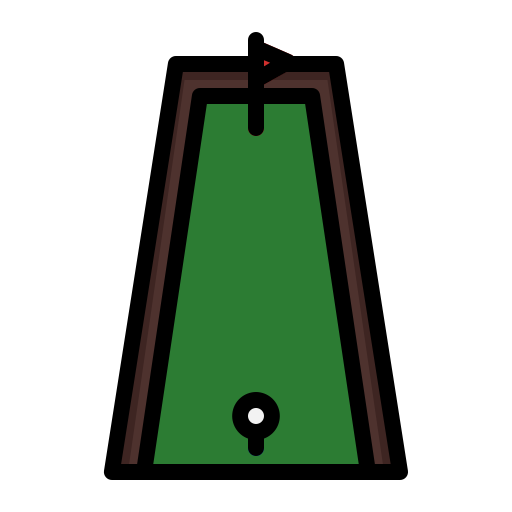 Mini golf Generic Outline Color icon