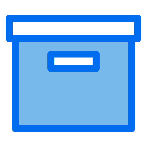 archief Generic Blue icoon