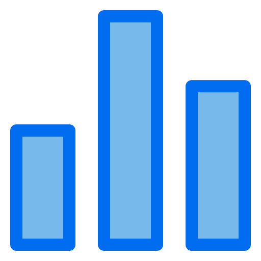 Круговой круговой график Generic Blue иконка