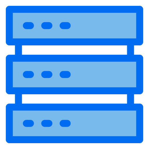 サーバ Generic Blue icon