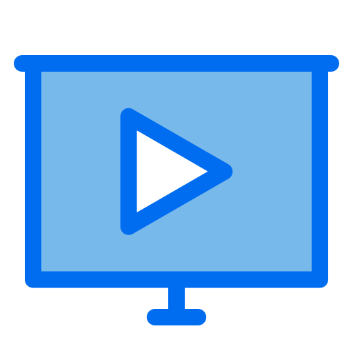 Slideshow Generic Blue icon