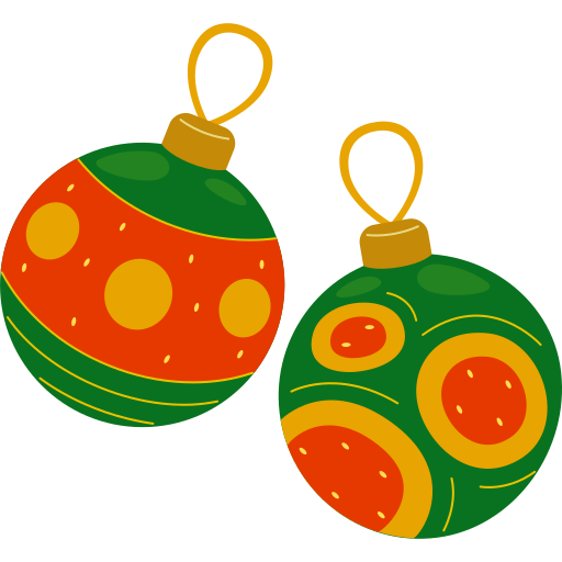 Christmas Balls Generic Flat icon