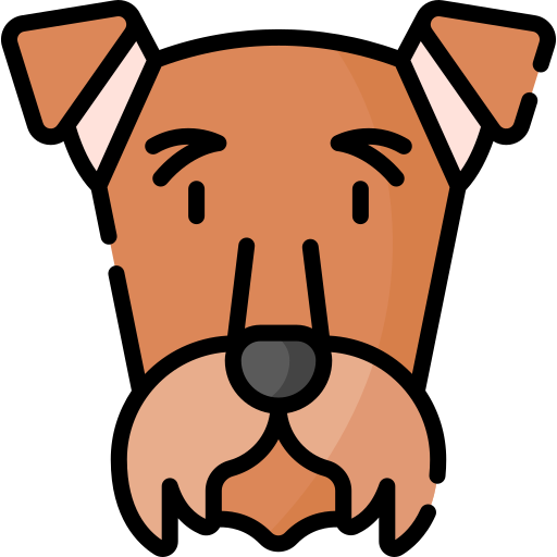 airedale terrier Special Lineal color icon