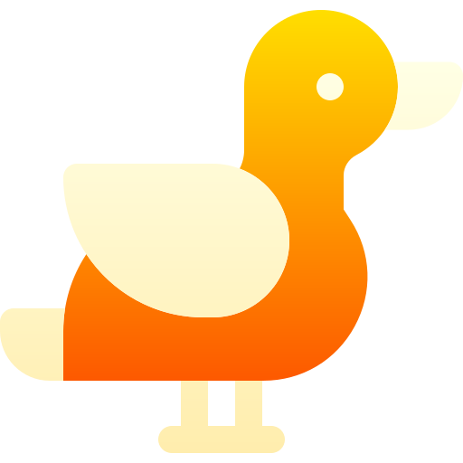 Duck Basic Gradient Gradient icon