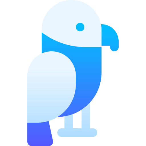 papuga długoogonowa Basic Gradient Gradient ikona