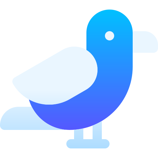 Seagull Basic Gradient Gradient icon