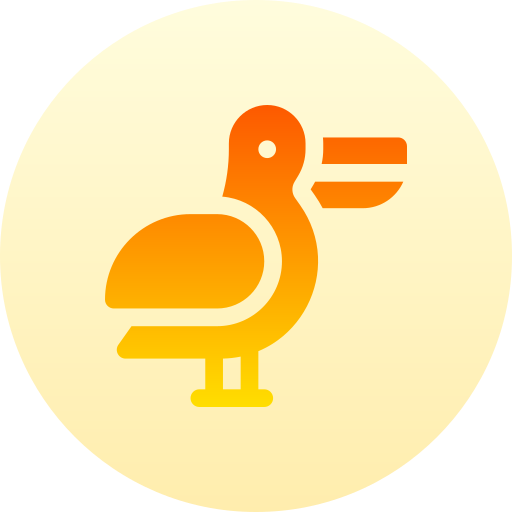 Pelican Basic Gradient Circular icon