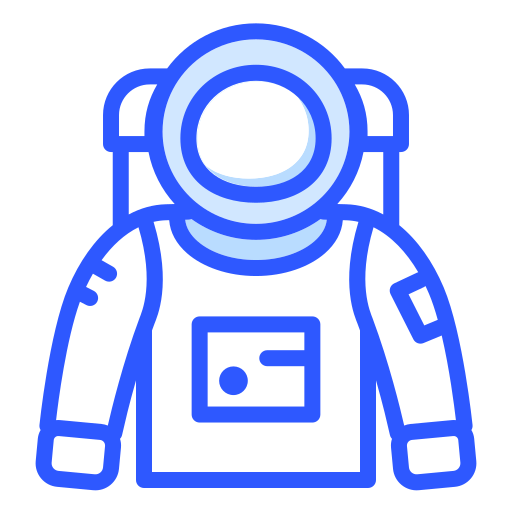 astronauta Generic Blue Ícone