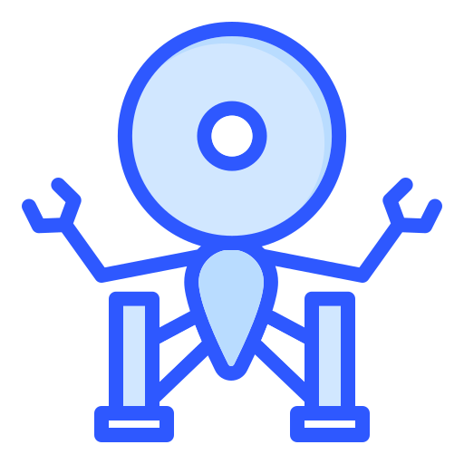 robot espacial Generic Blue icono