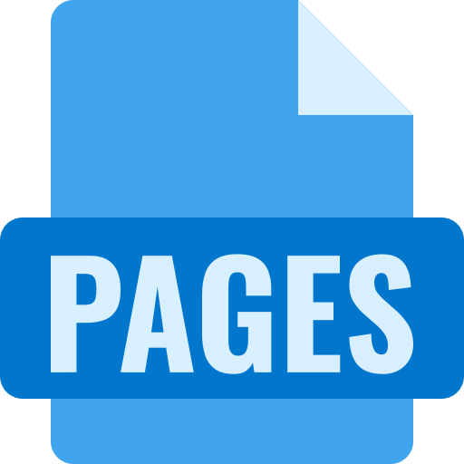 Pages Generic Blue icon