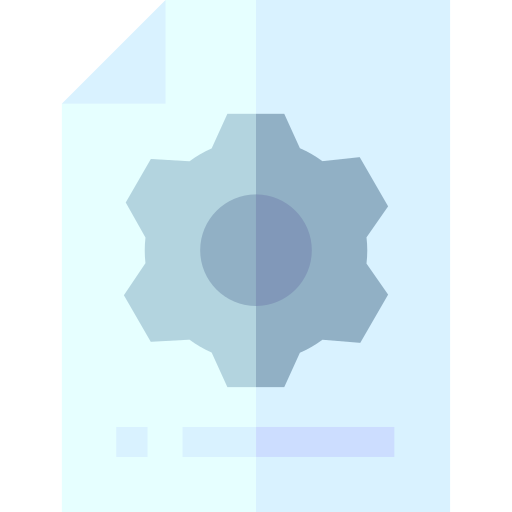 documento Basic Straight Flat icono