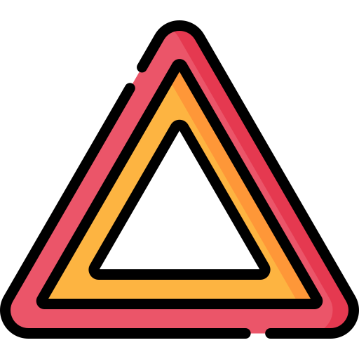 peligro Special Lineal color icono