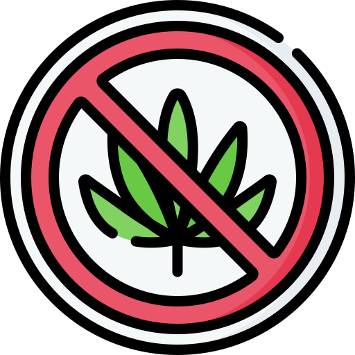 No cannabis Special Lineal color icon
