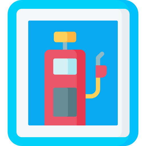 Gas station Special Flat icon