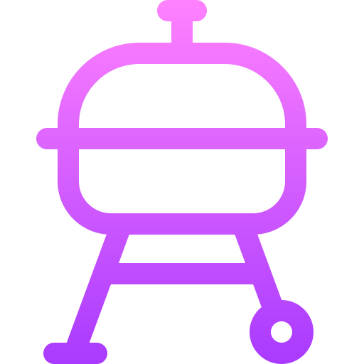 bbq Basic Gradient Lineal color icon