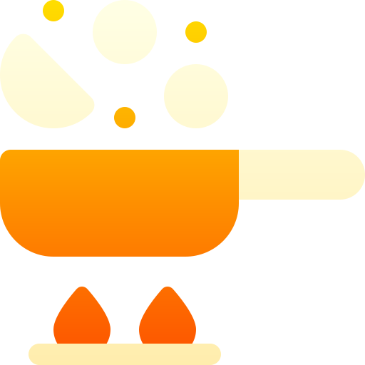 Frying pan Basic Gradient Gradient icon