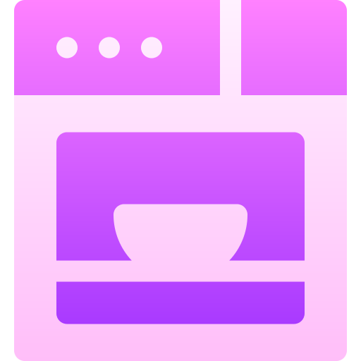 オーブン Basic Gradient Gradient icon