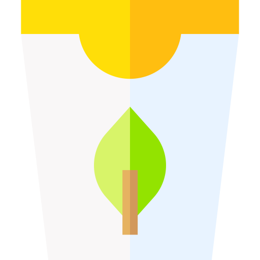 eco-verpakking Basic Straight Flat icoon