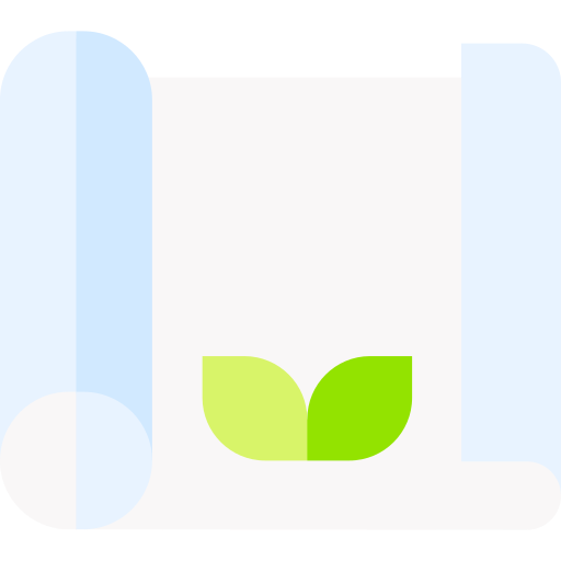 eco-verpakking Basic Straight Flat icoon