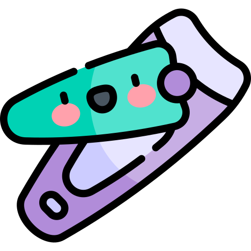 Nail clipper Kawaii Lineal color icon